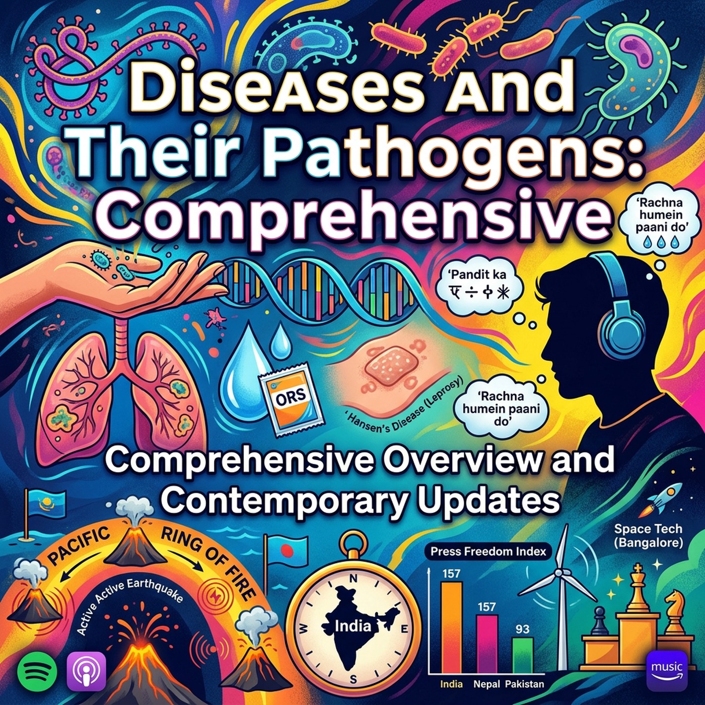 ## Diseases and Their Pathogens: Comprehensive cover art
