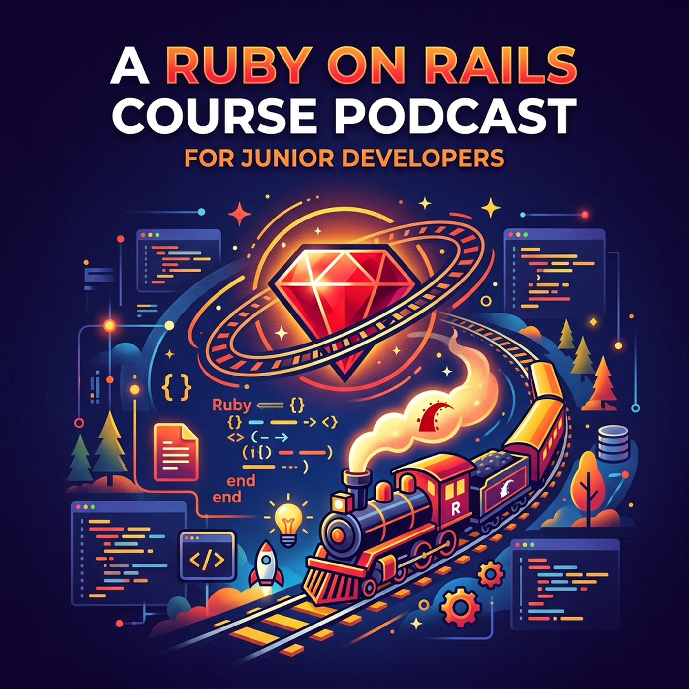 A Ruby on Rails Course Podcast cover art